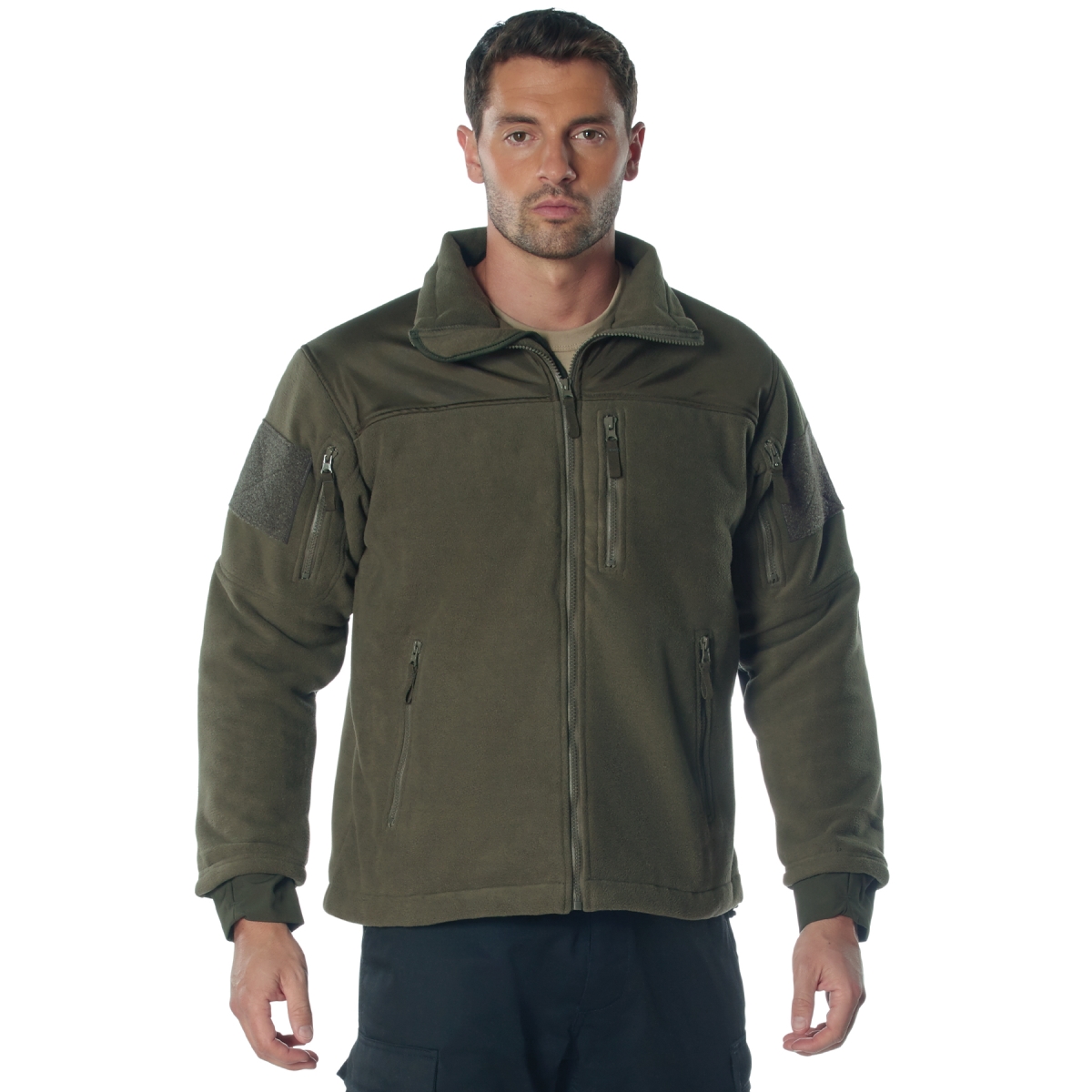 18230 Spec Ops Tactical Fleece Jacket, Olive Drab - Large