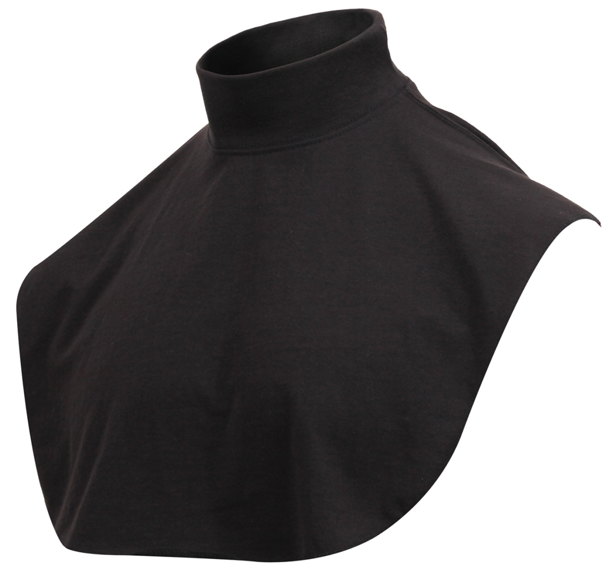 18225 Mock Turtleneck Dickie Long Sleeve Shirt, Black - Medium