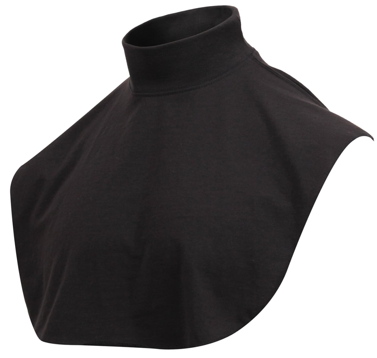 18228 Mock Turtleneck Dickie Long Sleeve Uniform Shirt, Black - 2XL