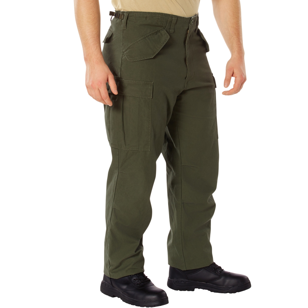 1434 Men Vintage M-65 Field Pants, Olive Drab - Small