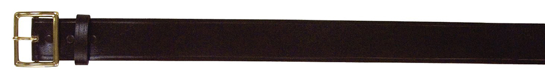 3009 Bonded Leather Garrison Belts, Brass - Size 42