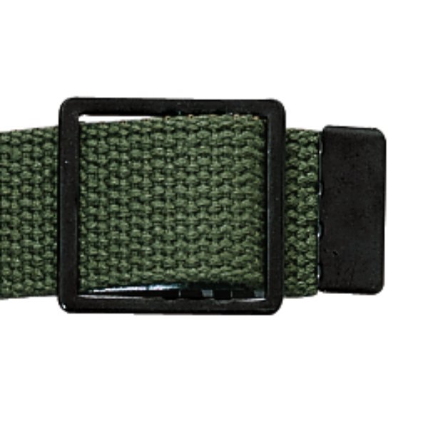 3191 Black Open Face Web Belts Buckle