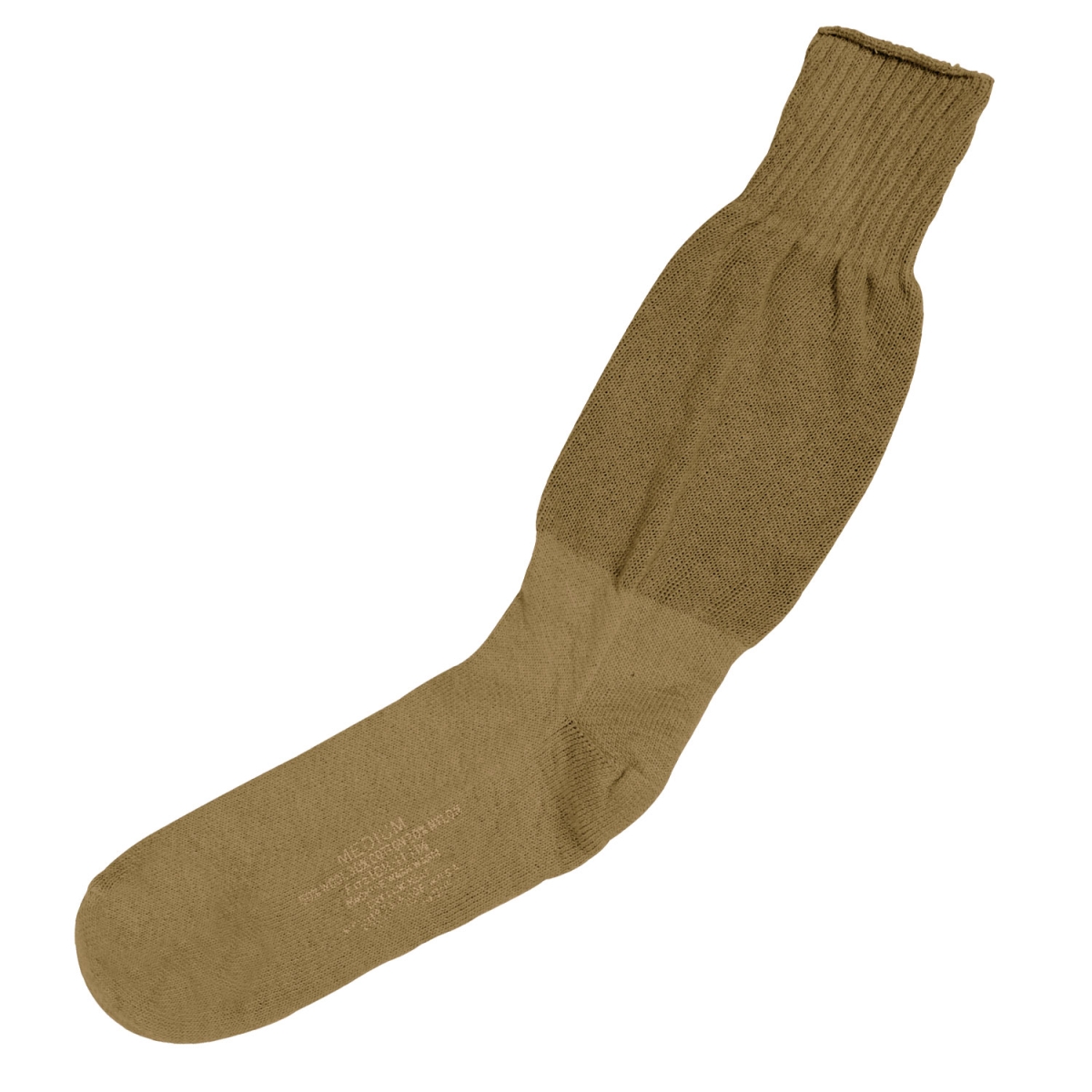 16894 G.I. Type Cushion Sole Socks, Coyote Brown - Small