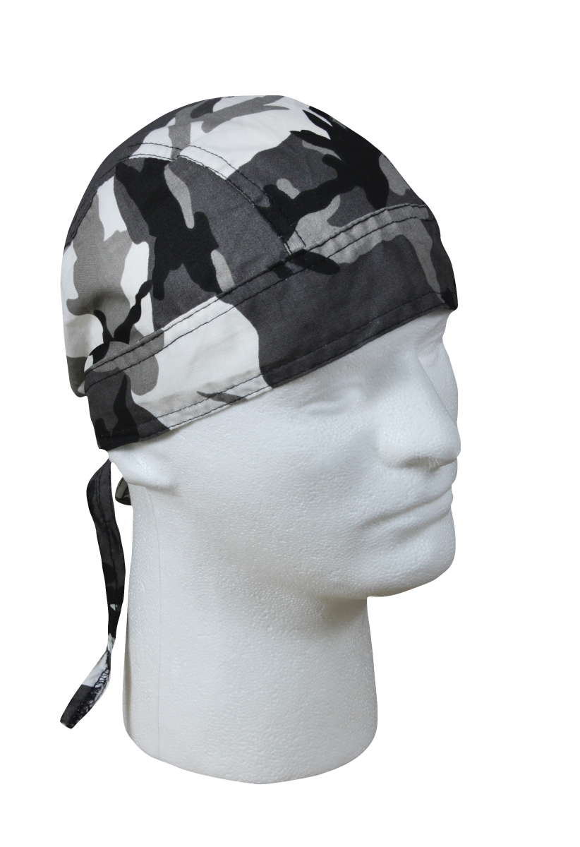 4558 Camo Headwrap Bandana, City Camo