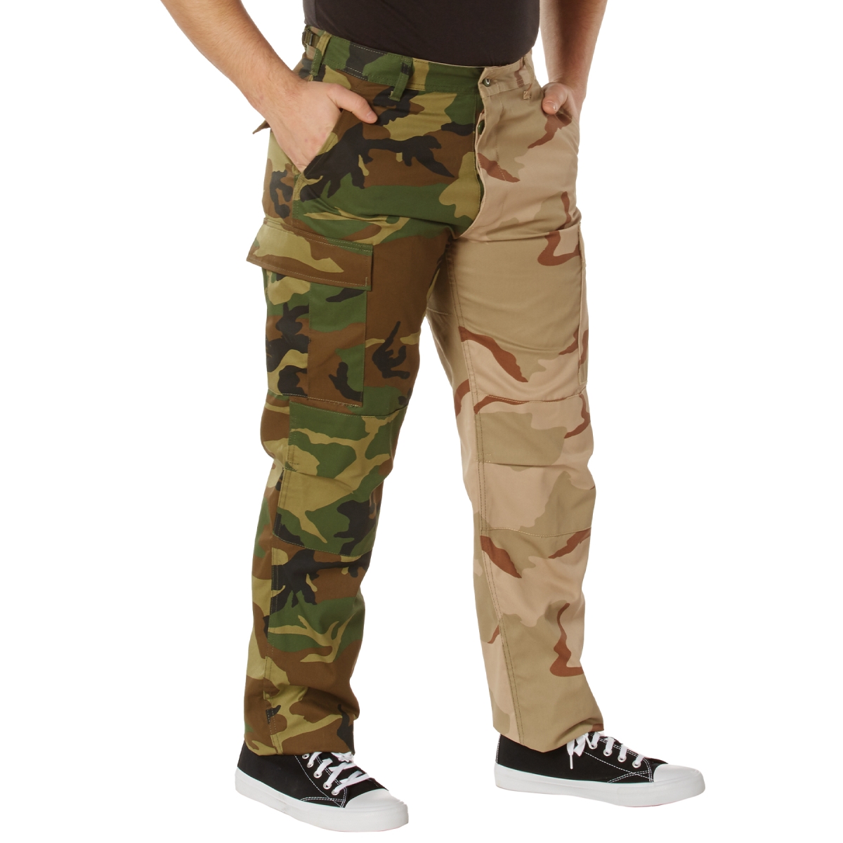 17783 Two-Tone Camo Battle Dress Uniform Pants - Extra Large