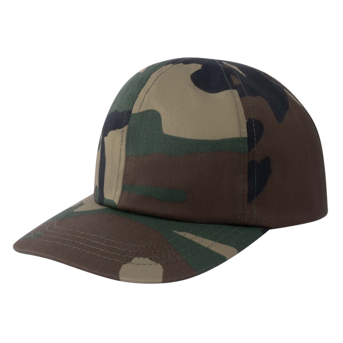 5189 Kids Adjustable Camo Caps, Woodland Camo