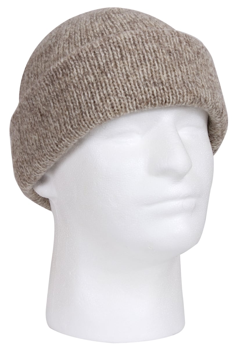 Ragg Wool Watch Cap - Grey - One Size - Double-Layer Insulation