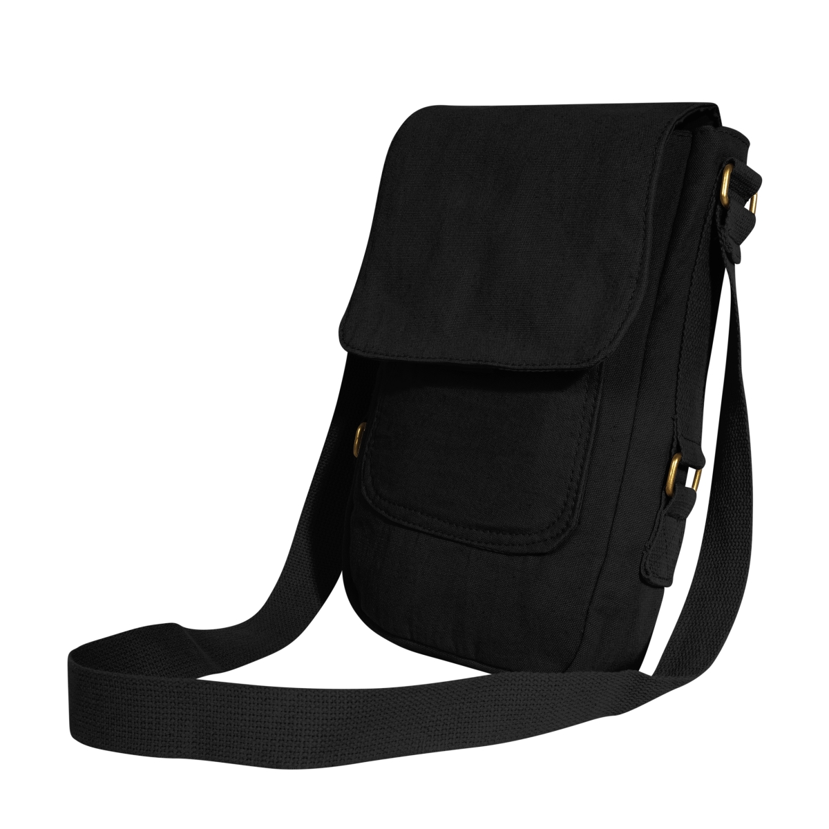 5535 Vintage Canvas Tech Bag, Black