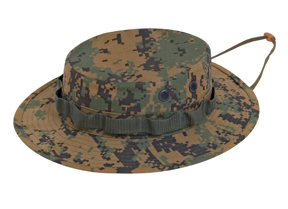15830 Digital Camo Boonie Hat, Woodland Digital Camo - Size 8
