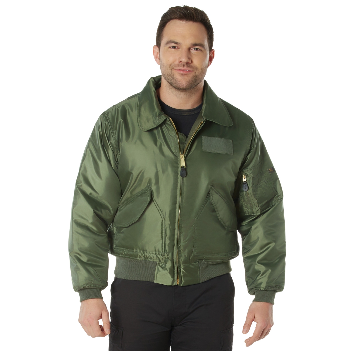 8444 CWU-45P Flight Jacket, Sage Green - Large