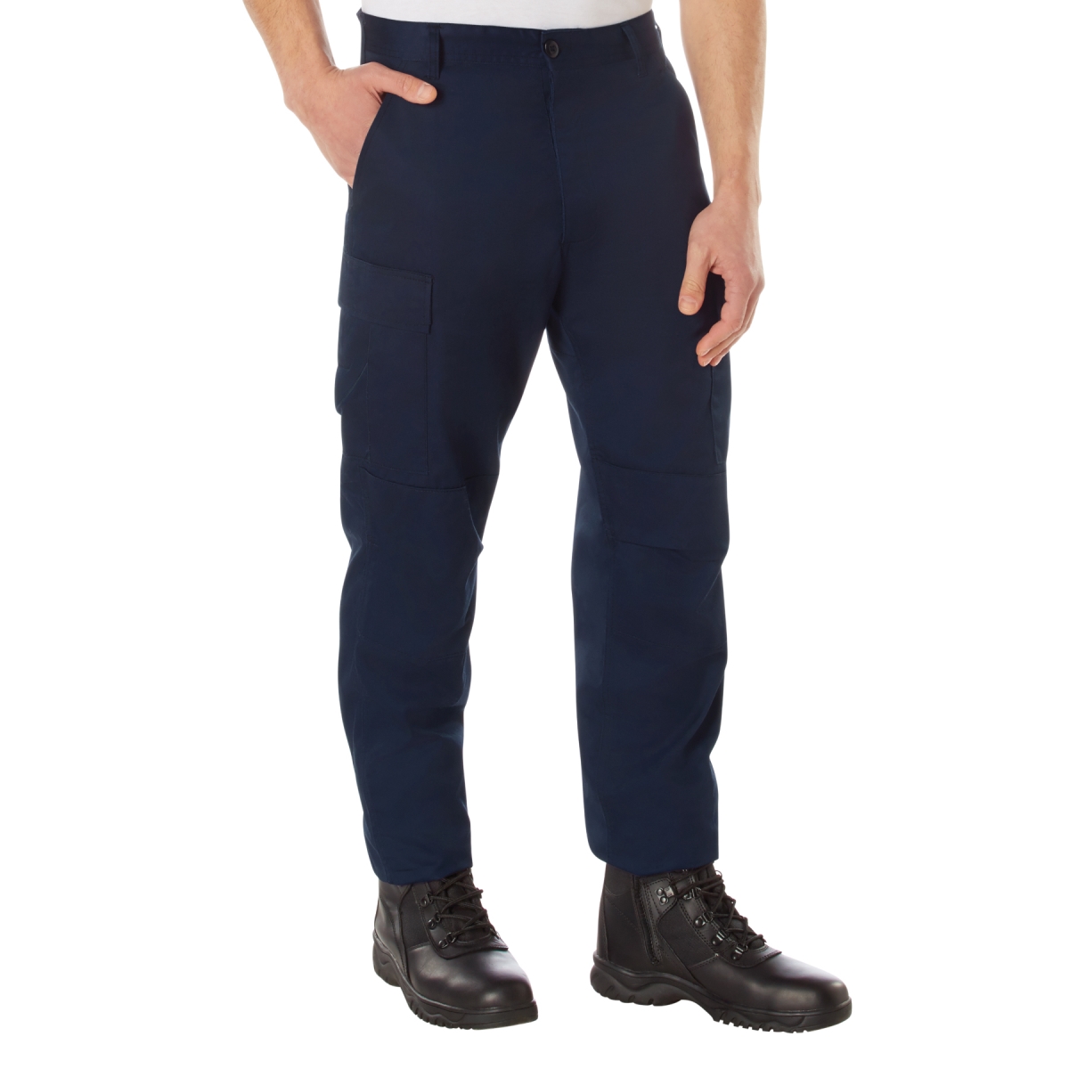 28977 Men Tactical Battle Dress Uniform Pants, Navy Blue - Small