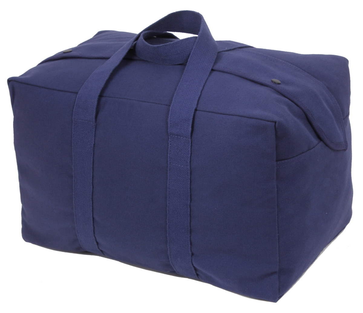 17277 Canvas Small Parachute Cargo Bag, Navy Blue
