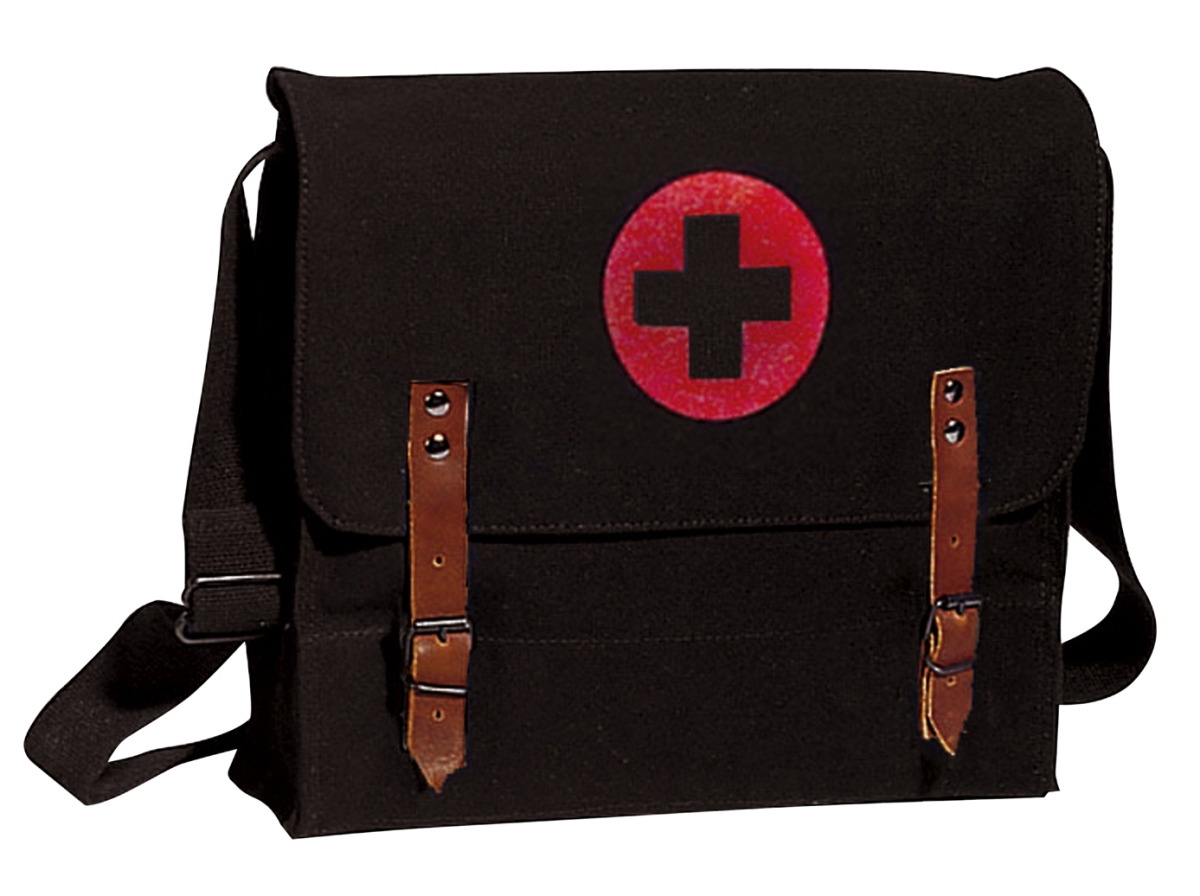 9338 Canvas Nato Medic Bag, Black