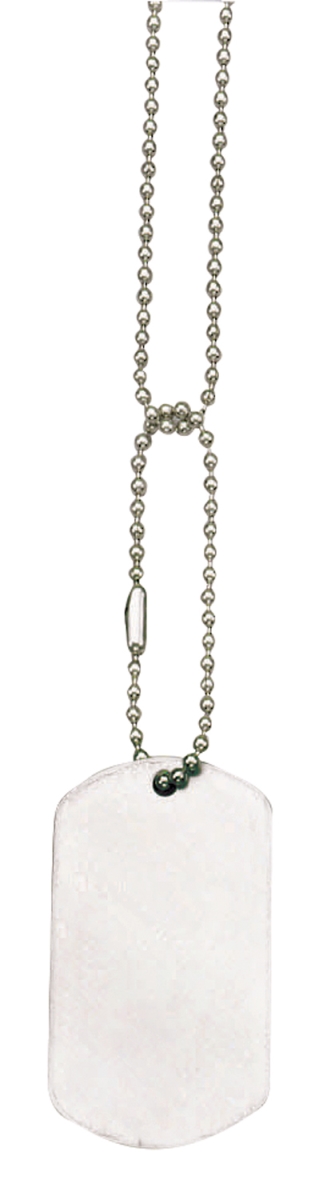 9617 Dog Tag Chain, Silver