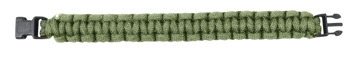10734 8 in. Paracord Bracelet, Olive Drab