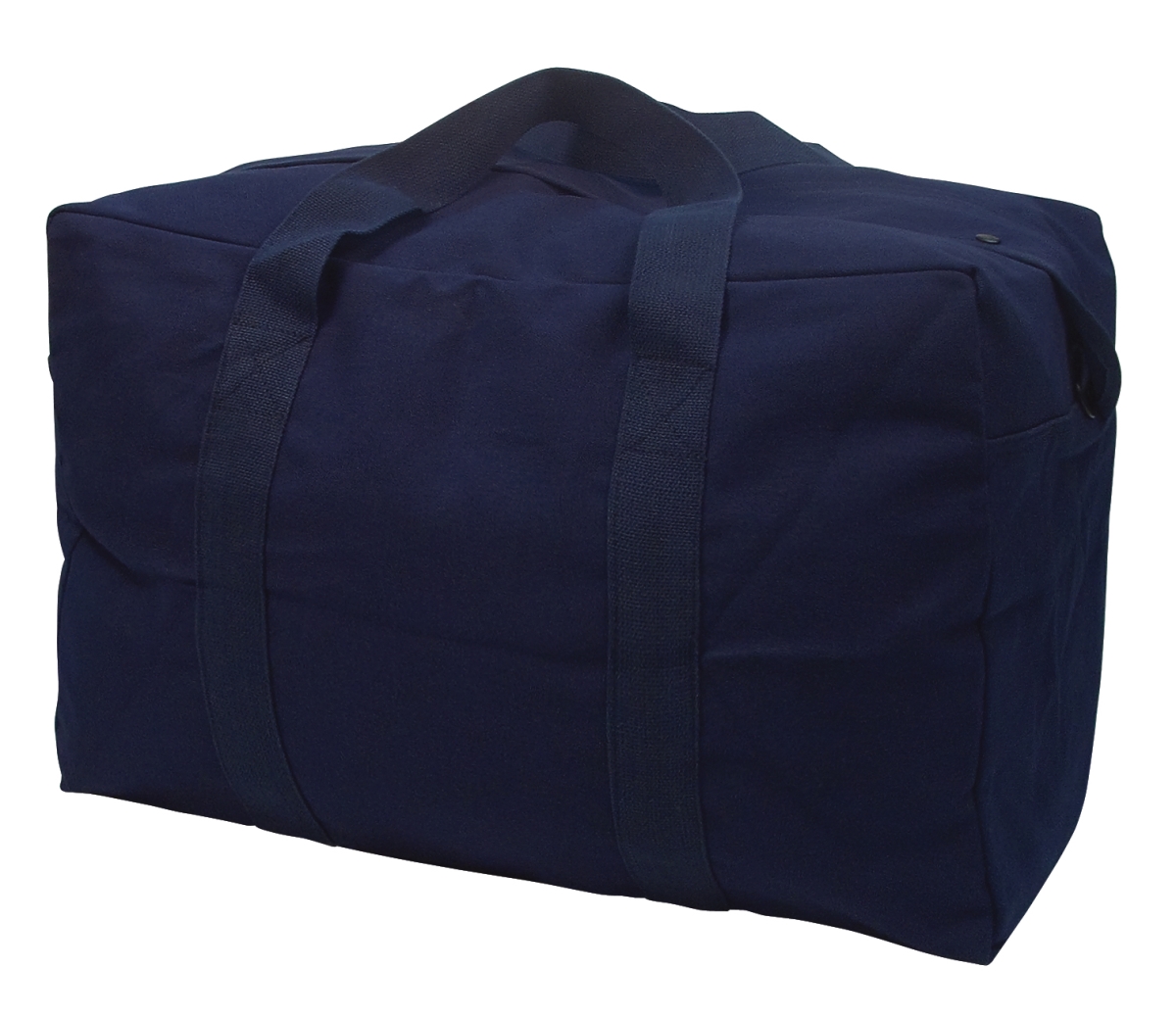 1827 Canvas Parachute Cargo Bag, Navy Blue