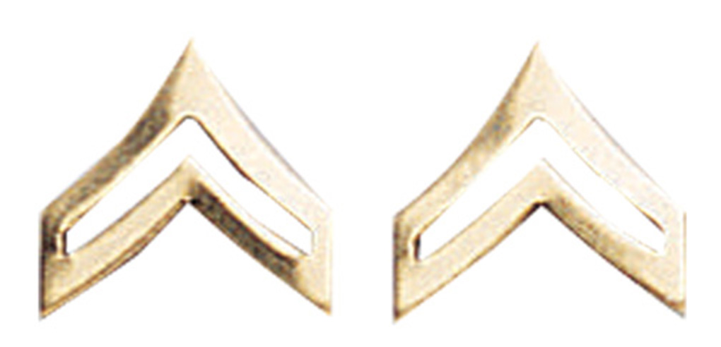 755 Corporal Polished Insignia