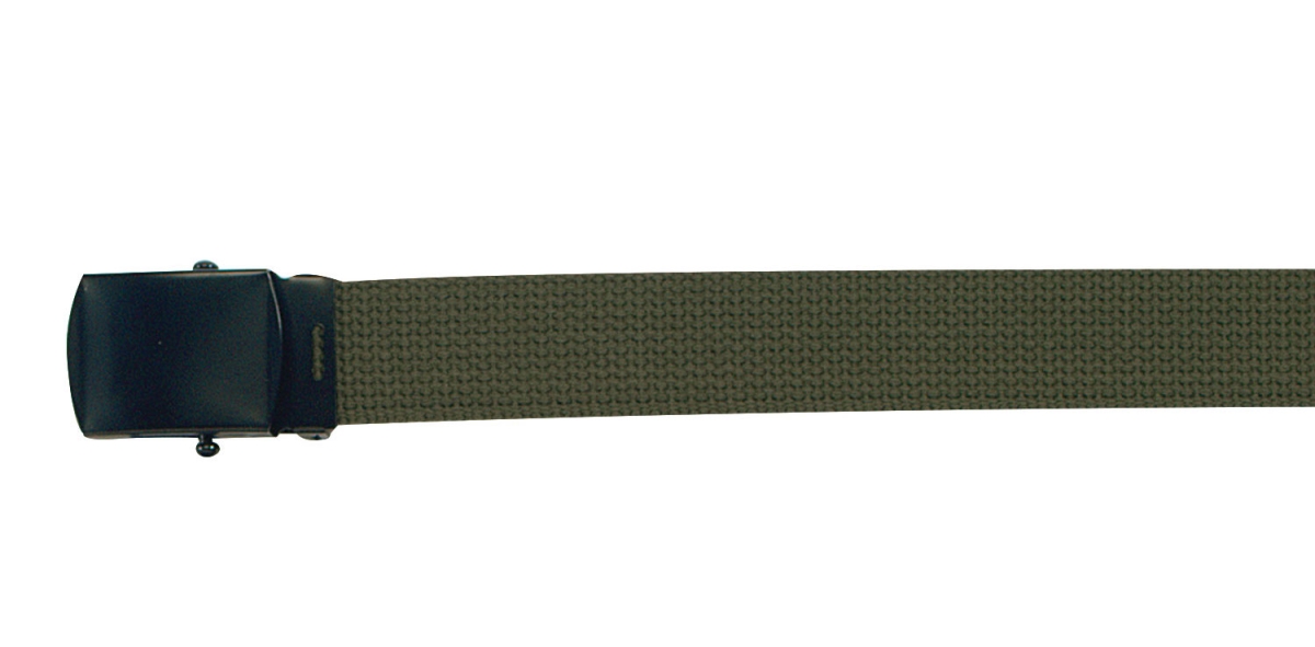 3067 Web Belts with Buckle, Olive Drab - 54 in. Length
