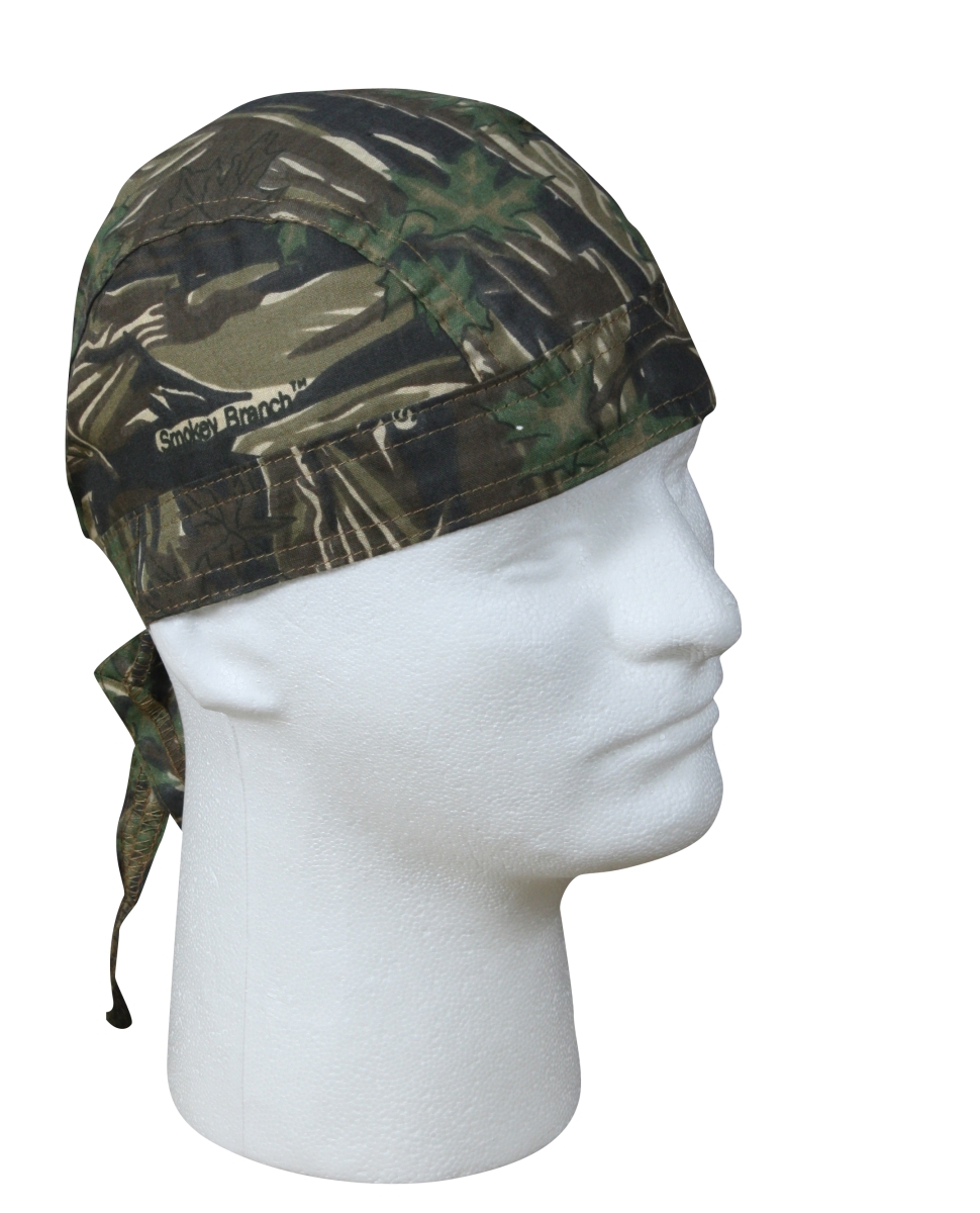 4573 Camo Headwrap Bandana, Smokey Branch Camo