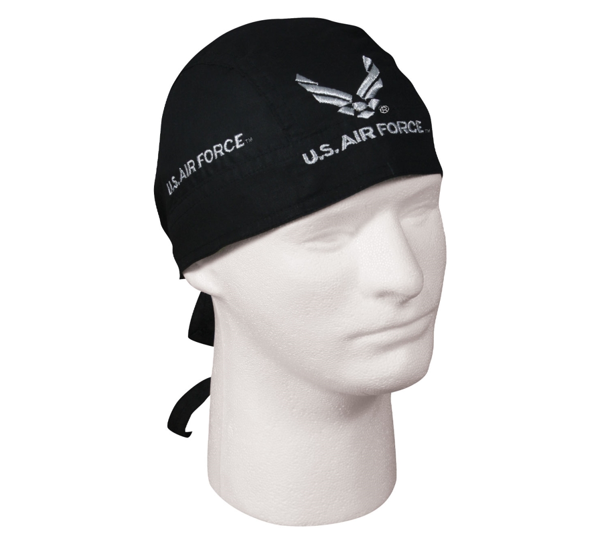 4589 U.S. Air Force Headwrap Bandana, Black