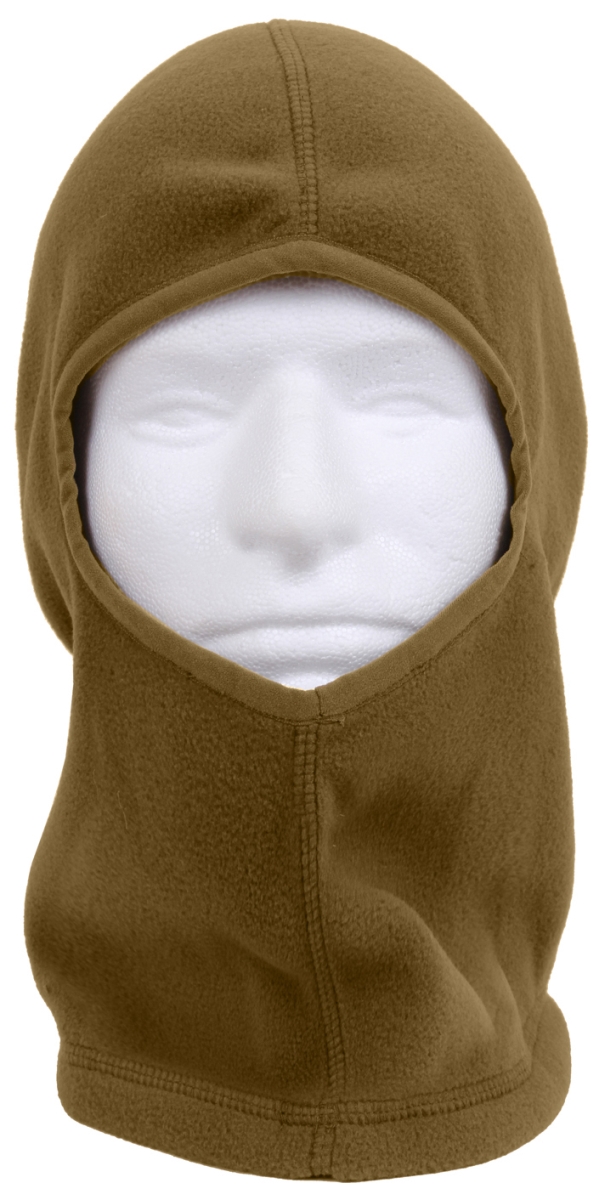 15903 Polar Fleece Balaclava Hat, Coyote Brown