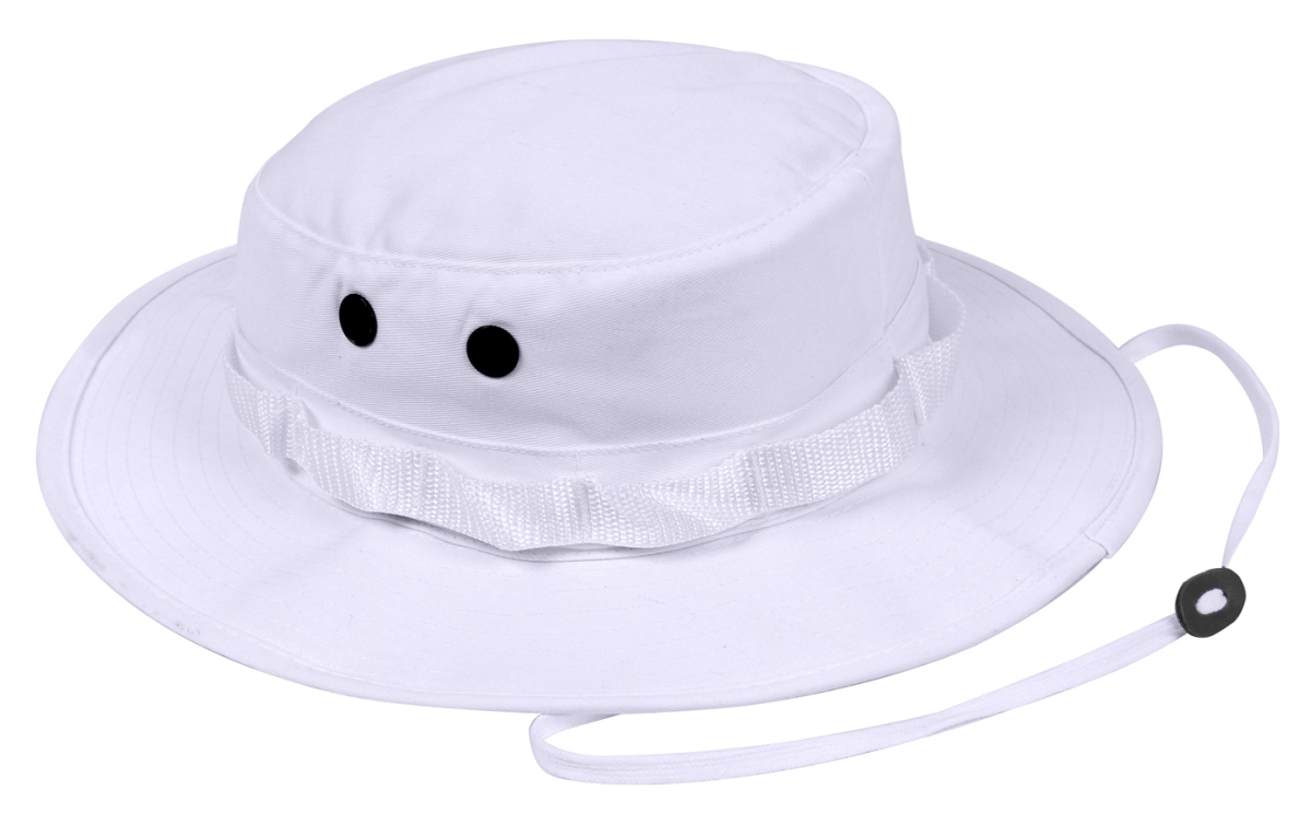 5627 Boonie Hat, White - Size 7.25