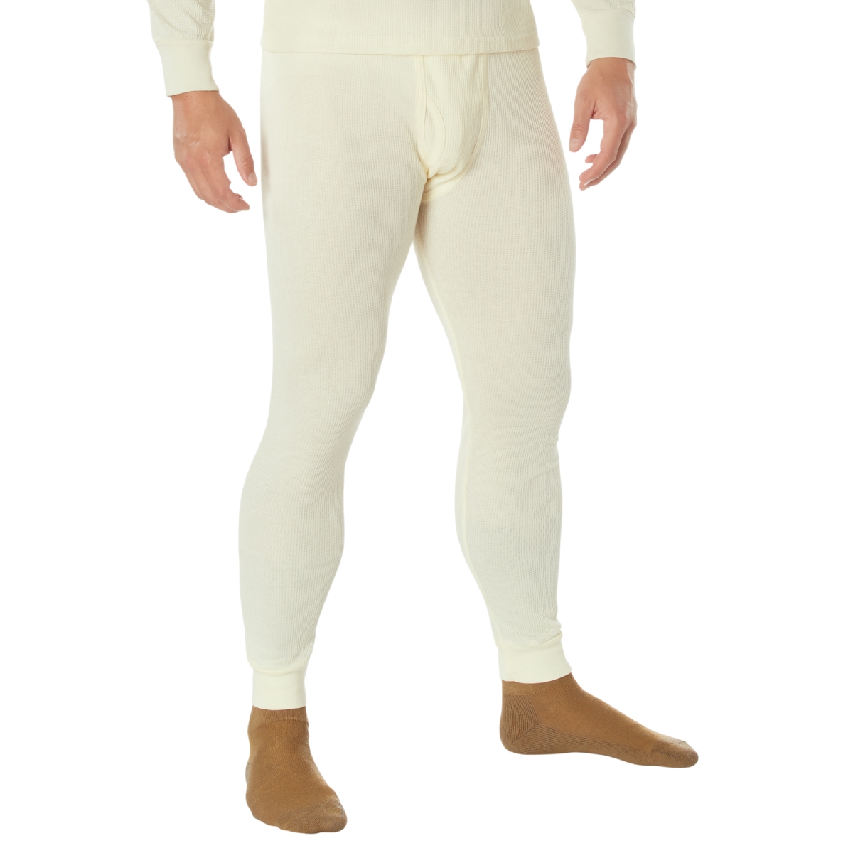 6648 Thermal Knit Underwear Bottom, Natural - 2XL