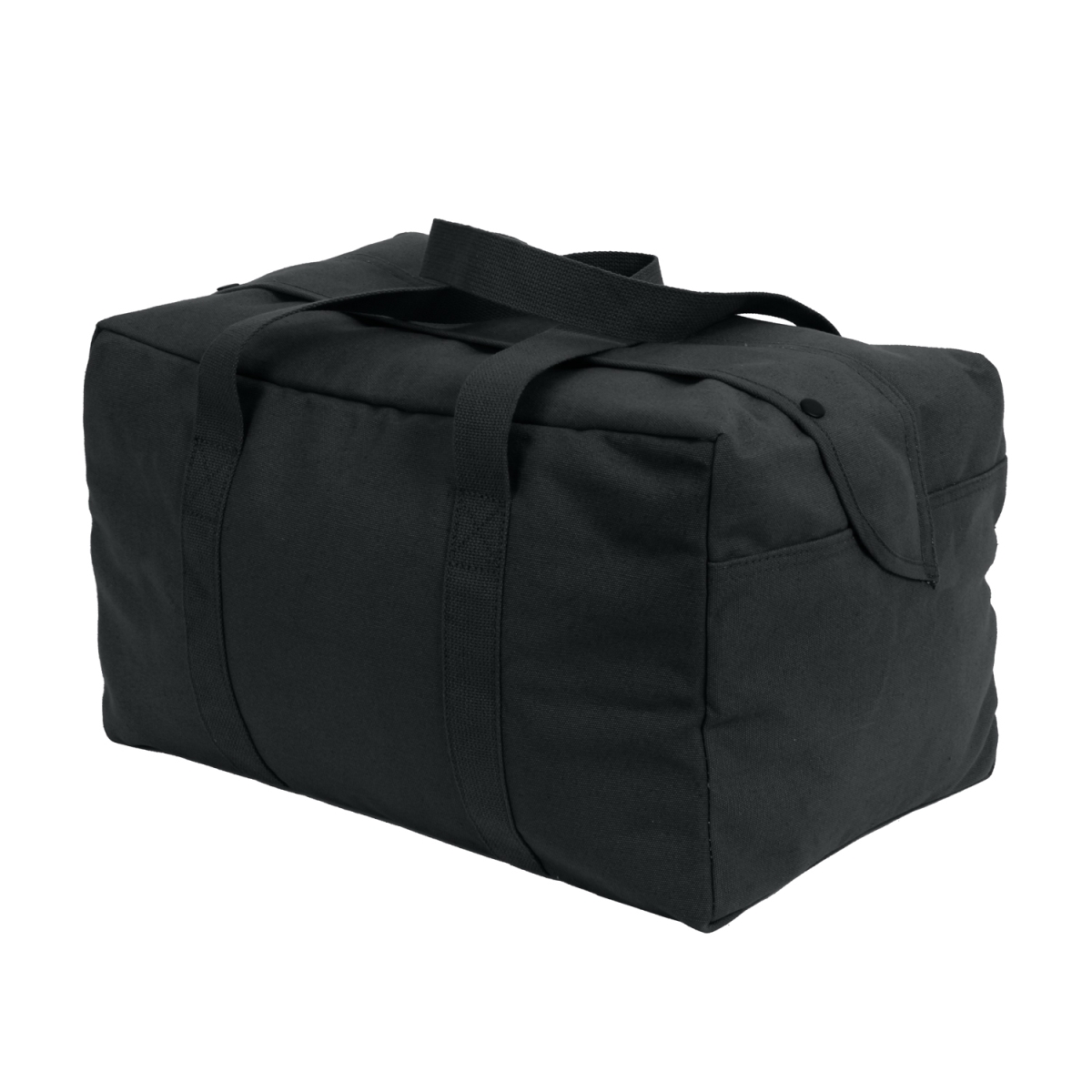 9313 Canvas Small Parachute Cargo Bag, Black