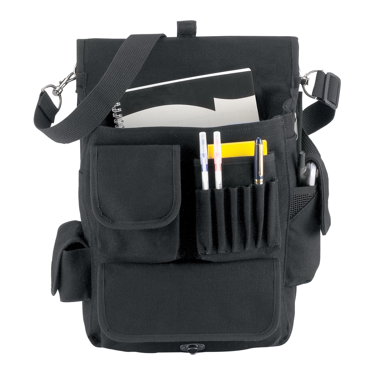 9316 Canvas M-51 Engineers Field Bag, Black
