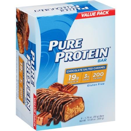 Picture of Pure Protein 440127 Chocolate Salted Caramel Bars - 6 Box