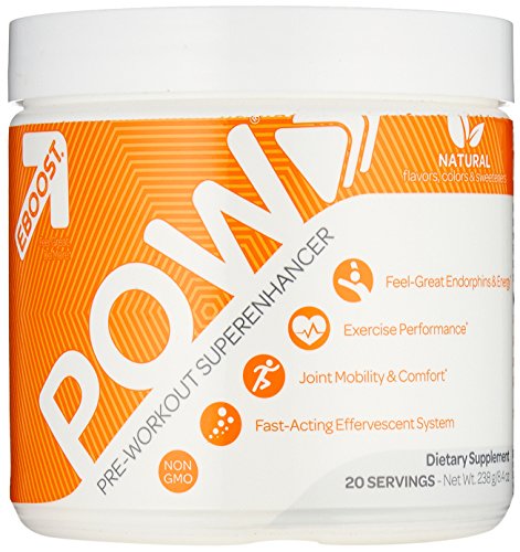 Picture of Eboost 5860012 Natural Pre-Workout Powder for Men & Women Berry Melon - 20 Serving