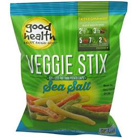 Picture of Good Health Natural Foods 4380024 1 oz Veggie Stix Sea Salt - Case of 24