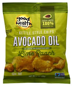 Picture of Good Health Natural Foods 4380028 1 oz Avocado Chips Lime - Case of 30