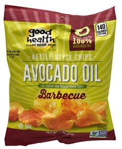 Picture of Good Health Natural Foods 4380027 1 oz Avocado BBQ Kettle Chips - Case of 30