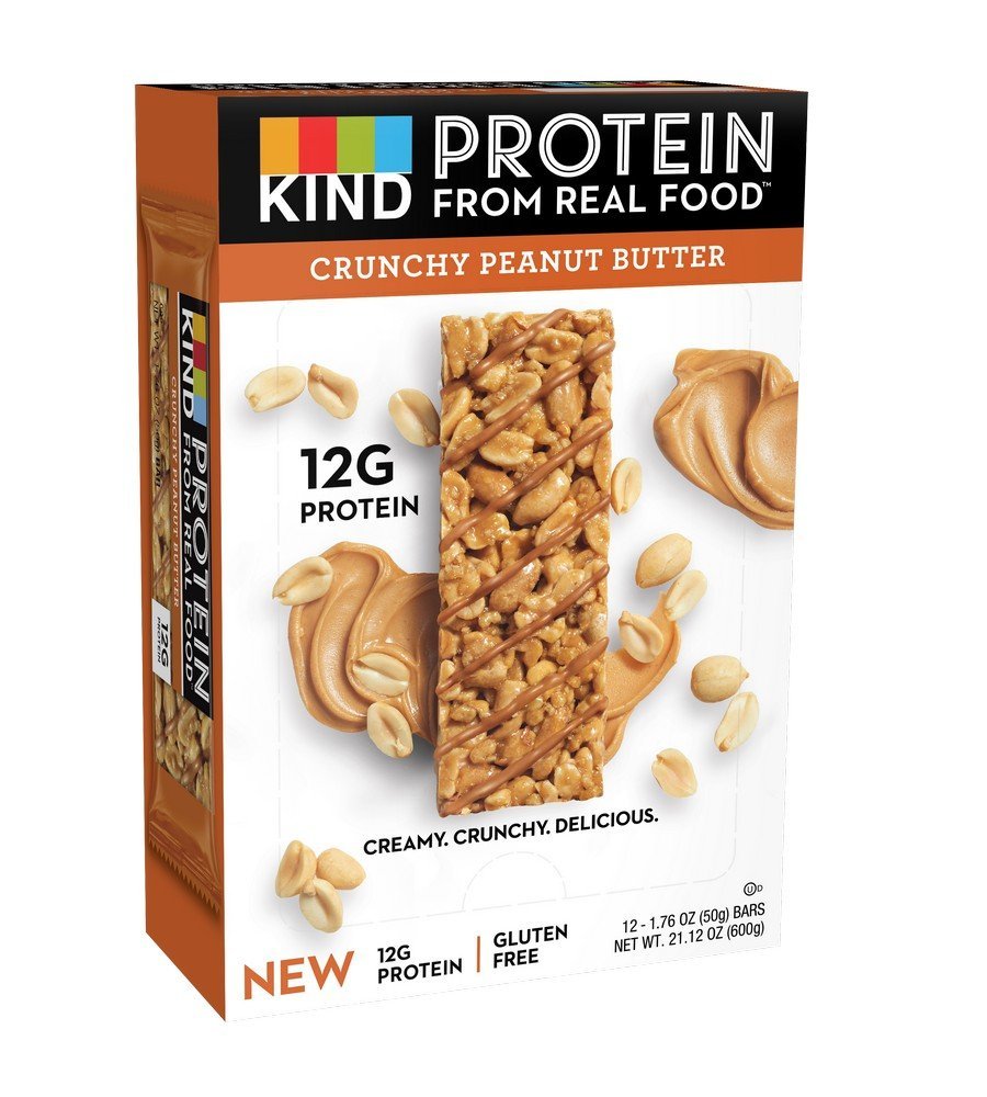 Picture of Kind Snacks 5010067 Protein Bar Crunchy Peanut Butter 12g