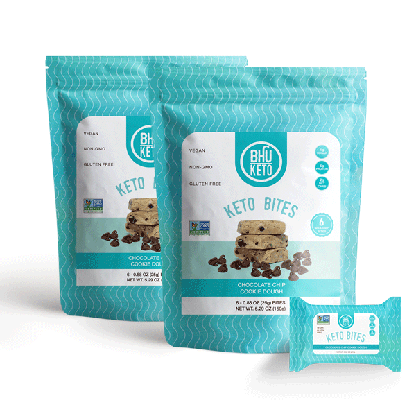 Picture of BHU Foods 9200025 Keto Bites&#44; Chocolate Chip Cookie Dough - 6 Bar