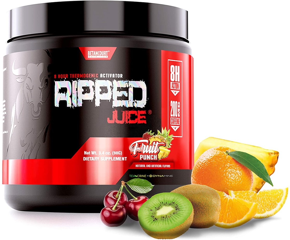 Picture of Betancourt Nutrition 4270225 Ripped Juice Fruit Punch Powder&#44; 30 Servings