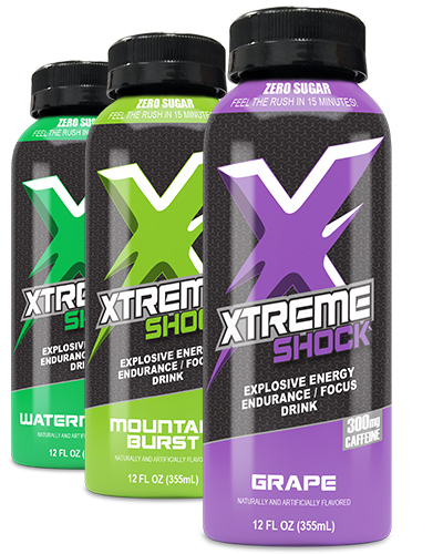 110146 12 oz Mountain Burst Xtreme Shock Drink, 12 per Case