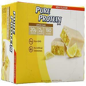 Picture of Pure Protein 440161 50 g Pure Lemon Cake Bar - Pack of 6