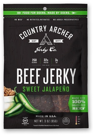 Picture of Country Archer 9390050 2.5 oz Beef Jerky Jalapeno Sweet
