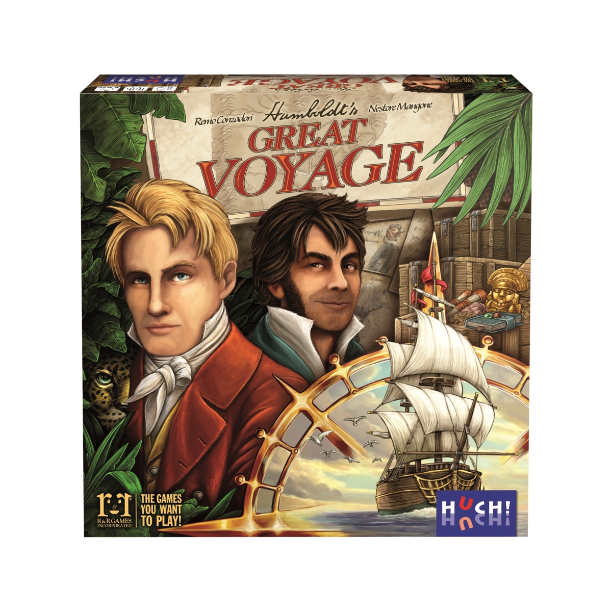 370 Humboldts Great Voyage Board Game