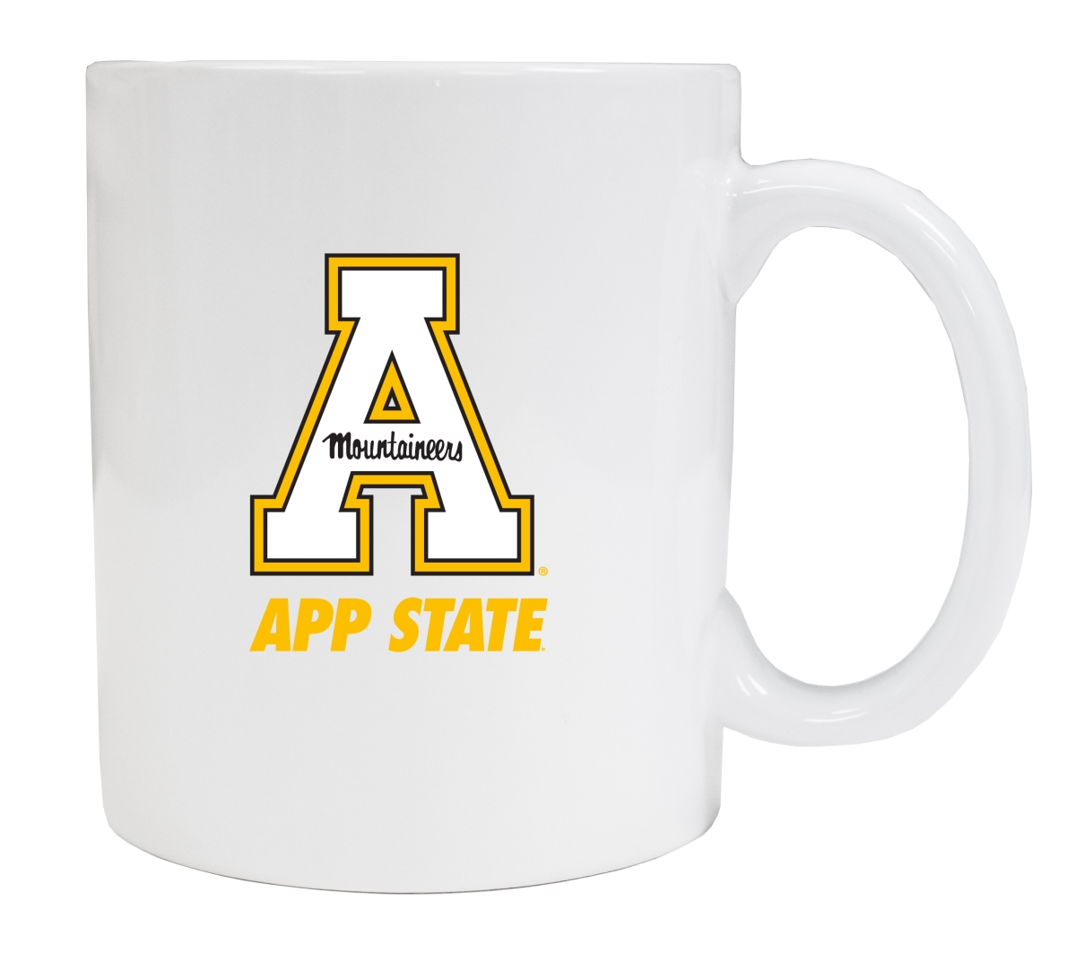 Picture of R & R Imports MUG2-C-APS19 W Appalachian State White Ceramic Coffee Mug - Pack of 2