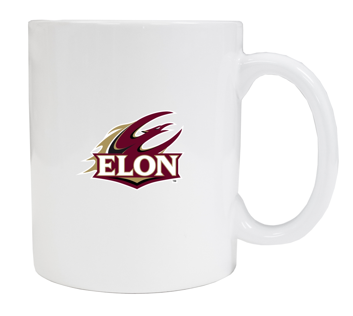 Picture of R & R Imports MUG2-C-ELON19 W Elon University White Ceramic Coffee Mug - Pack of 2