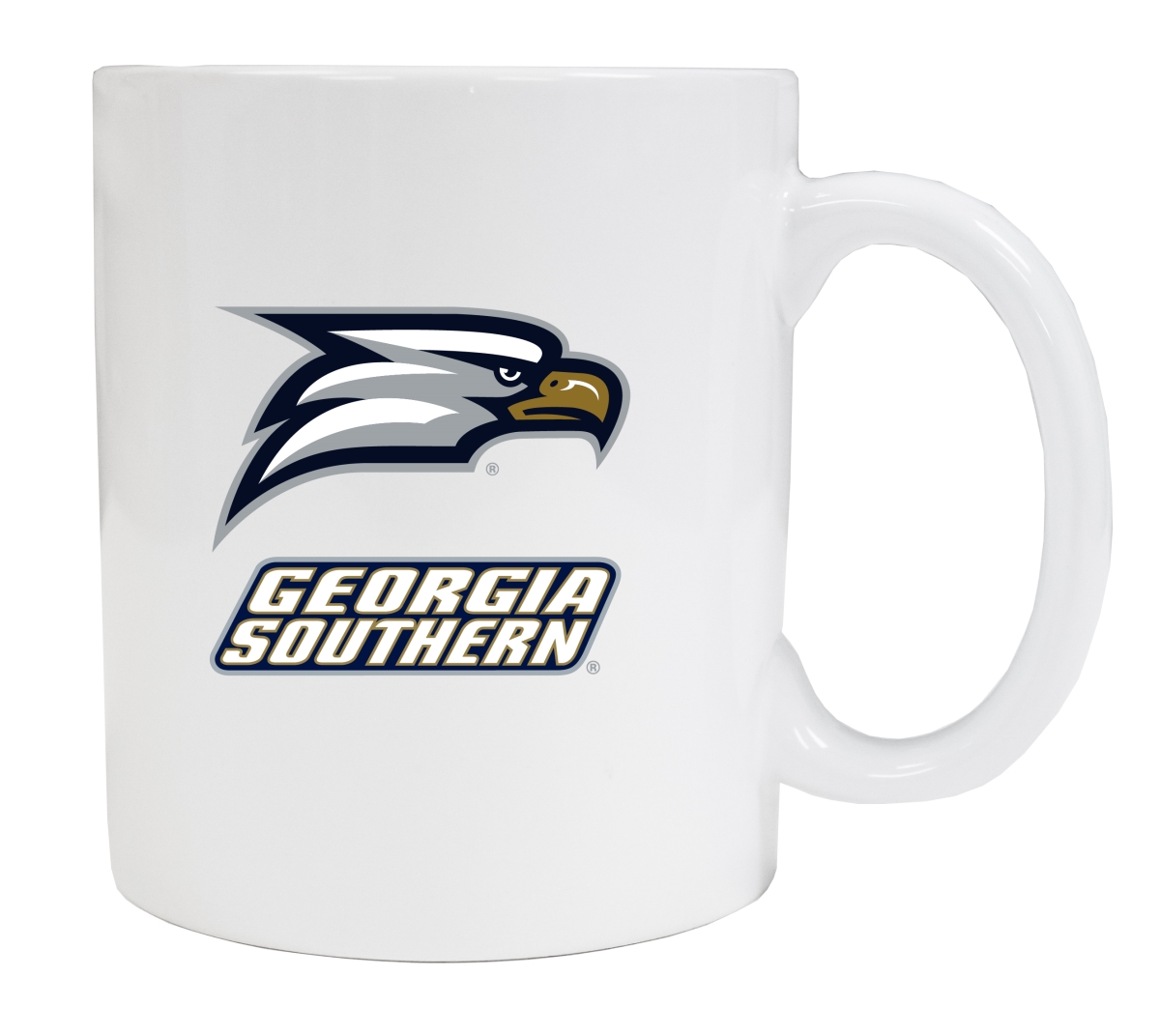 Picture of R & R Imports MUG2-C-GES19 W Georgia Southern Eagles White Ceramic Coffee Mug - Pack of 2
