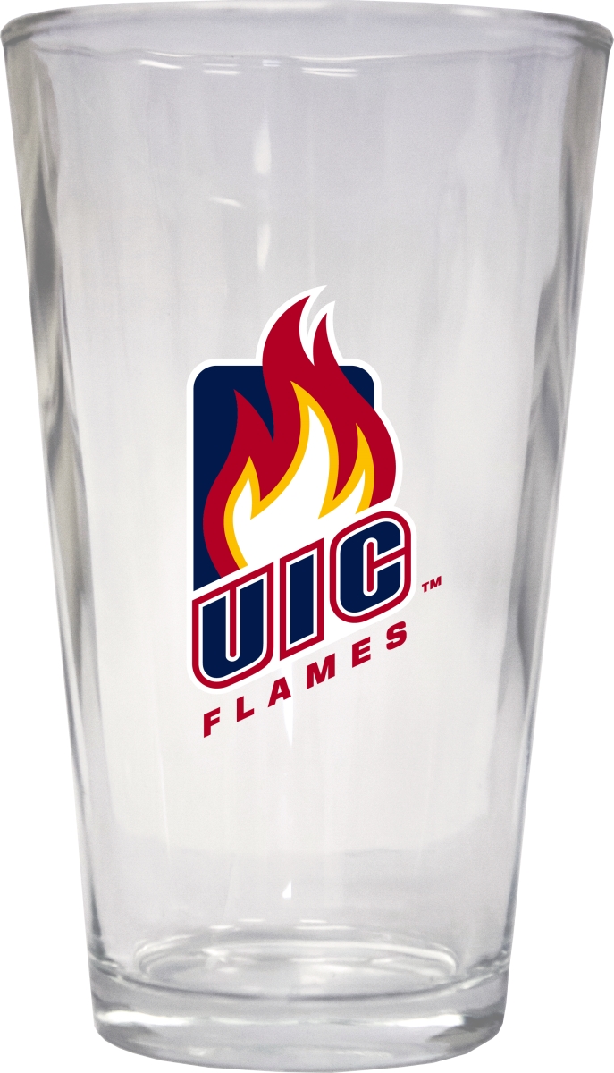 Picture of R & R Imports PNT2-C-CHI19 16 oz University of Illinois at Chicago Pint Glass - Pack of 2