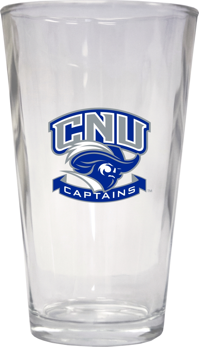 Picture of R & R Imports PNT2-C-CNU19 16 oz Christopher Newport Captains Pint Glass - Pack of 2
