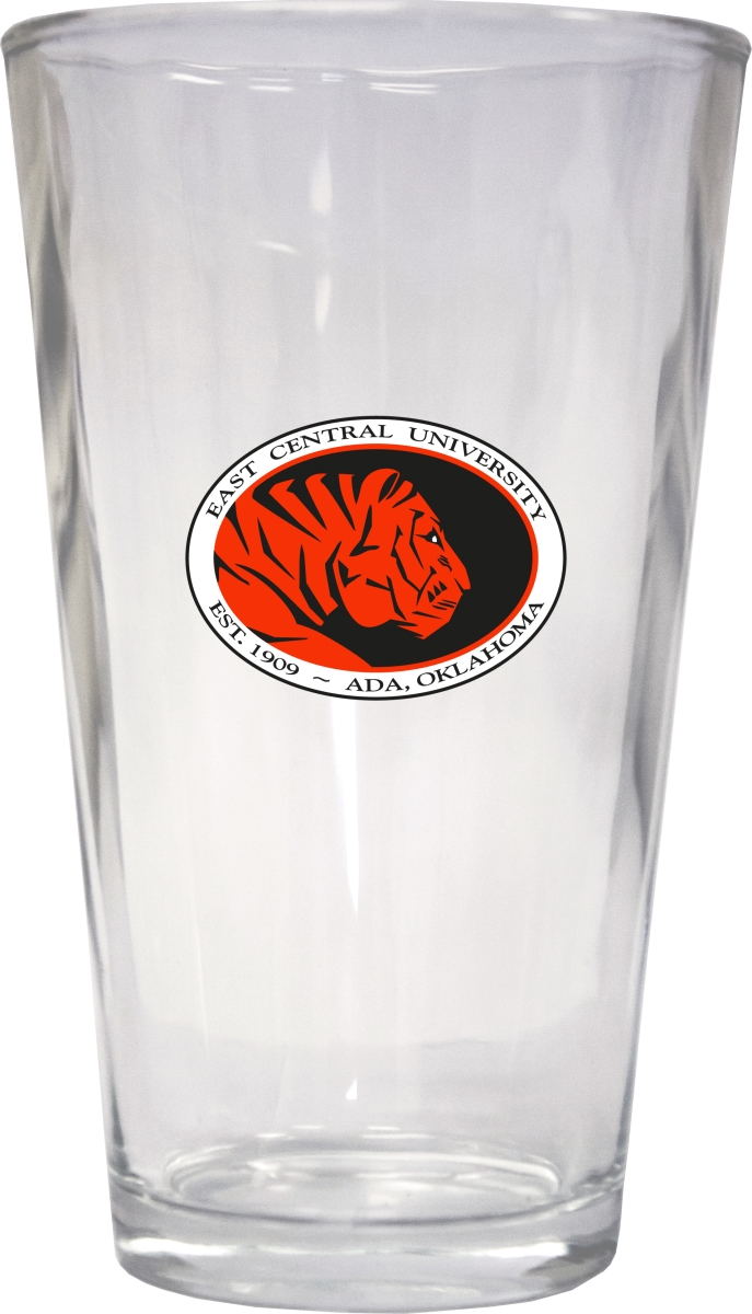 Picture of R & R Imports PNT2-C-ECEN19 16 oz East Central University Tigers Pint Glass - Pack of 2