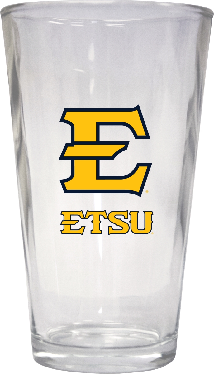 Picture of R & R Imports PNT2-C-ETSU19 16 oz East Tennessee State University Pint Glass - Pack of 2