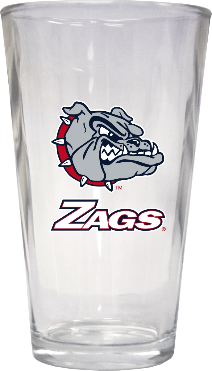 Picture of R & R Imports PNT2-C-GNZ19 16 oz Gonzaga Bulldogs Pint Glass - Pack of 2