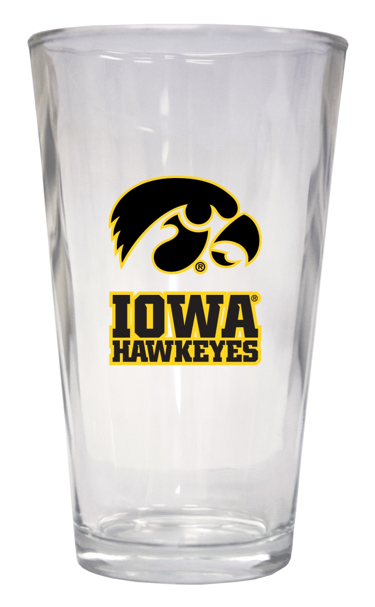 Picture of R & R Imports PNT2-C-IA19 16 oz Iowa Hawkeyes Pint Glass - Pack of 2